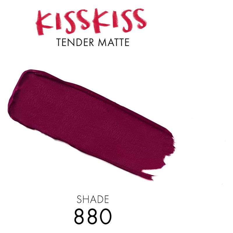 Guerlain Kisskiss Tender Matte Rossetto Matte Luminoso Comfort 16 Ore