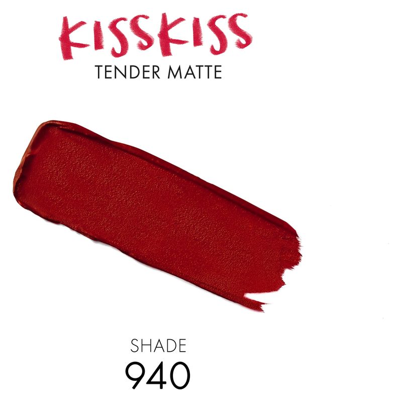 Guerlain Kisskiss Tender Matte Rossetto Matte Luminoso Comfort 16 Ore