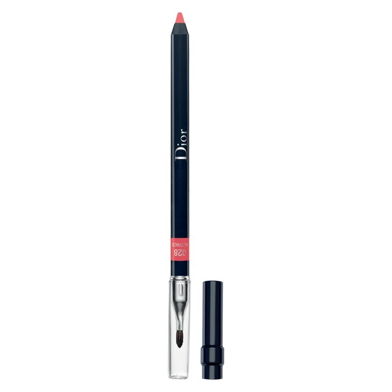 DIOR Rouge Dior Contour, Matita Contorno Labbra No Transfer, 028 Actrice Finish Satin, Lunga Tenuta 8 ore con Pennello e Temperamatite DIOR Rouge Dior Contour, Matita Contorno Labbra No Transfer, 028 Actrice Finish Satin, Lunga Tenuta 8 ore con Pennello e Temperamatite