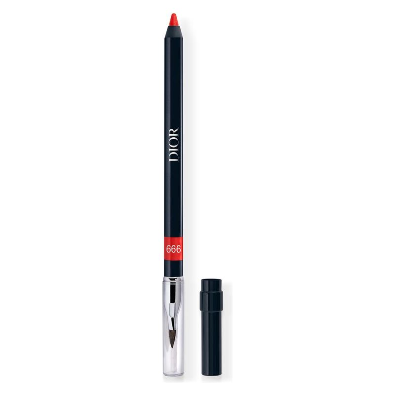 DIOR Rouge Dior Contour, Matita Contorno Labbra No Transfer, 999 Rouge, Lunga Tenuta 8 Ore, Colore Couture Intenso con Pennello Sfumino Integrato DIOR Rouge Dior Contour, Matita Contorno Labbra No Transfer, 999 Rouge, Lunga Tenuta 8 Ore, Colore Couture Intenso con Pennello Sfumino Integrato