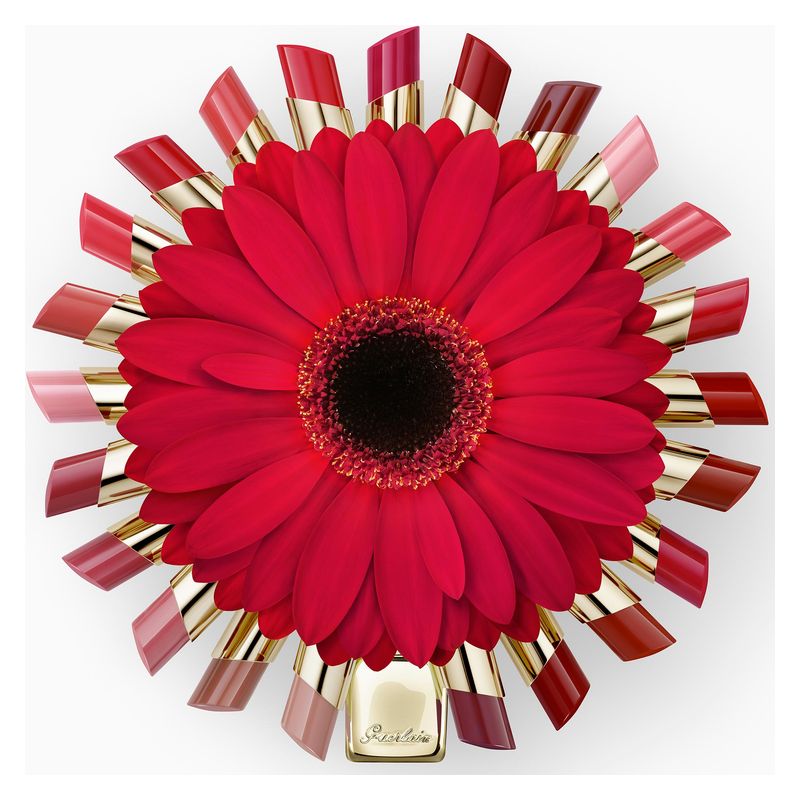 Guerlain Kisskiss Shine Bloom - Rossetto Brillante Con Il 95% Di Ingredienti Di Origine Naturale