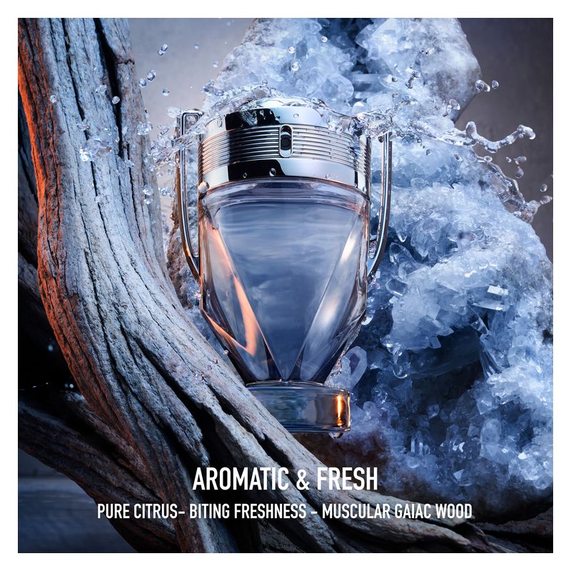 Rabanne Invictus, Eau de Toilette Uomo, 200 ml Spray, Profumo Maschile Legnoso Acquatico, Fresco e Sensuale con Note Marine e Legno di Guaiaco