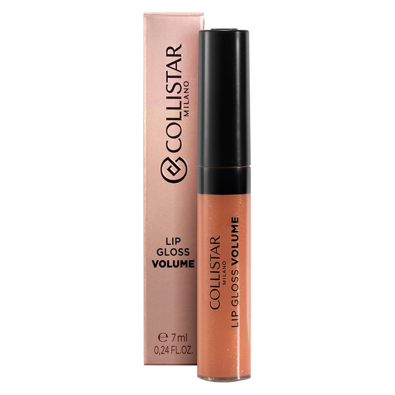 Collistar Lip Gloss Volume, Lucidalabbra Volumizzante Idratante, 7 ml, 120 Peach Cameo, Finish Brillante per Labbra Rimpolpate e Levigate Collistar Lip Gloss Volume, Lucidalabbra Volumizzante Idratante, 7 ml, 120 Peach Cameo, Finish Brillante per Labbra Rimpolpate e Levigate