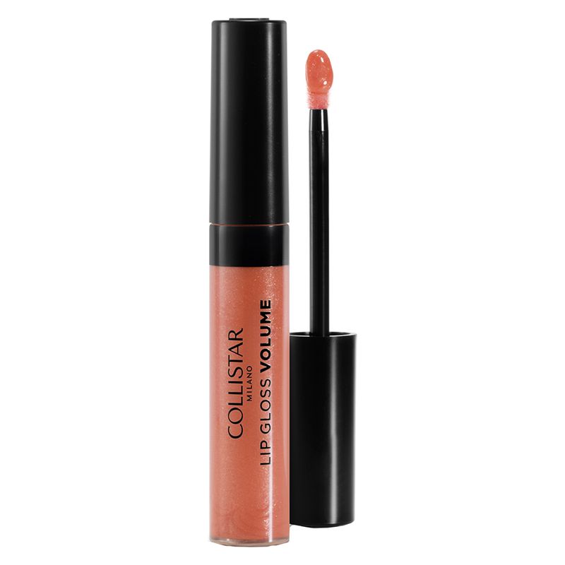 Collistar Lip Gloss Volume, Lucidalabbra Volumizzante e Rimpolpante, 7 ml, 130 Divine Oranges, Finish Brillante, Idratante con Vitamina E