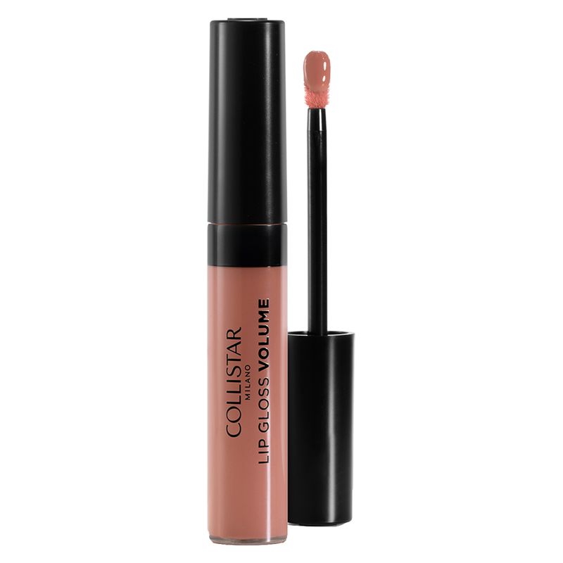 Collistar Lip Gloss Volume, Lucidalabbra Volumizzante Donna, 7 ml, 150 Nudo Labbra, Idratante con Vitamina E, Finish Brillante Effetto Specchio