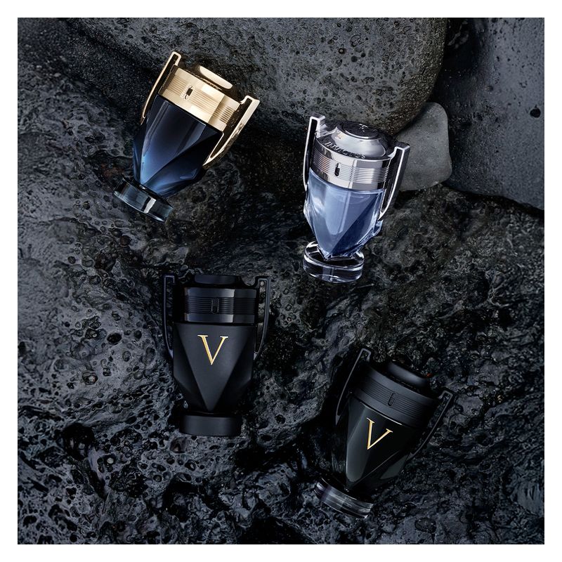 Rabanne Invictus Victory, Eau de Parfum Extrême Uomo, 100 ml Spray, Profumo maschile intenso e sensuale, Fragranza Ambrata Fresca e Orientale