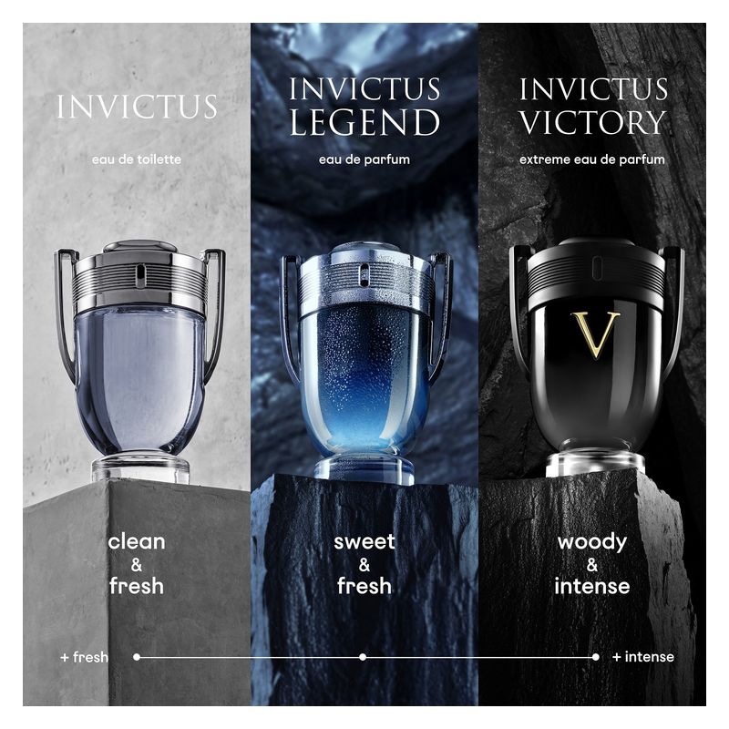 Rabanne Invictus Victory, Eau de Parfum Extrême Uomo, 100 ml Spray, Profumo maschile intenso e sensuale, Fragranza Ambrata Fresca e Orientale Rabanne Invictus Victory, Eau de Parfum Extrême Uomo, 100 ml Spray, Profumo maschile intenso e sensuale, Fragranza Ambrata Fresca e Orientale