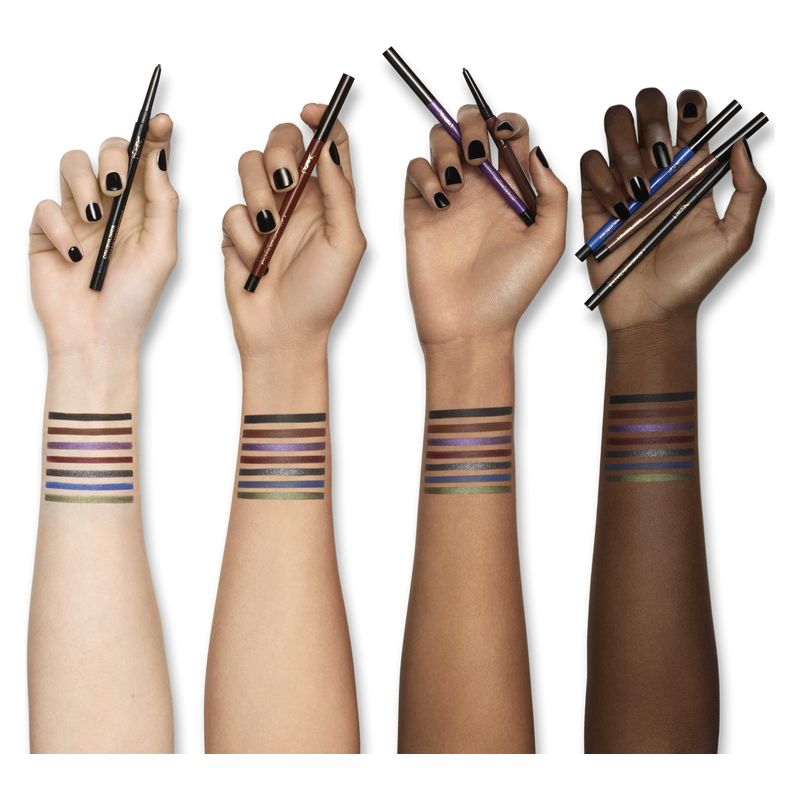 Yves Saint Laurent Crushliner Stylo Eyeliner Waterproof, Matita Occhi Donna 6 Blue Enigmatique, Lunga Tenuta 24h, Finish Modulabile, 0.35 g