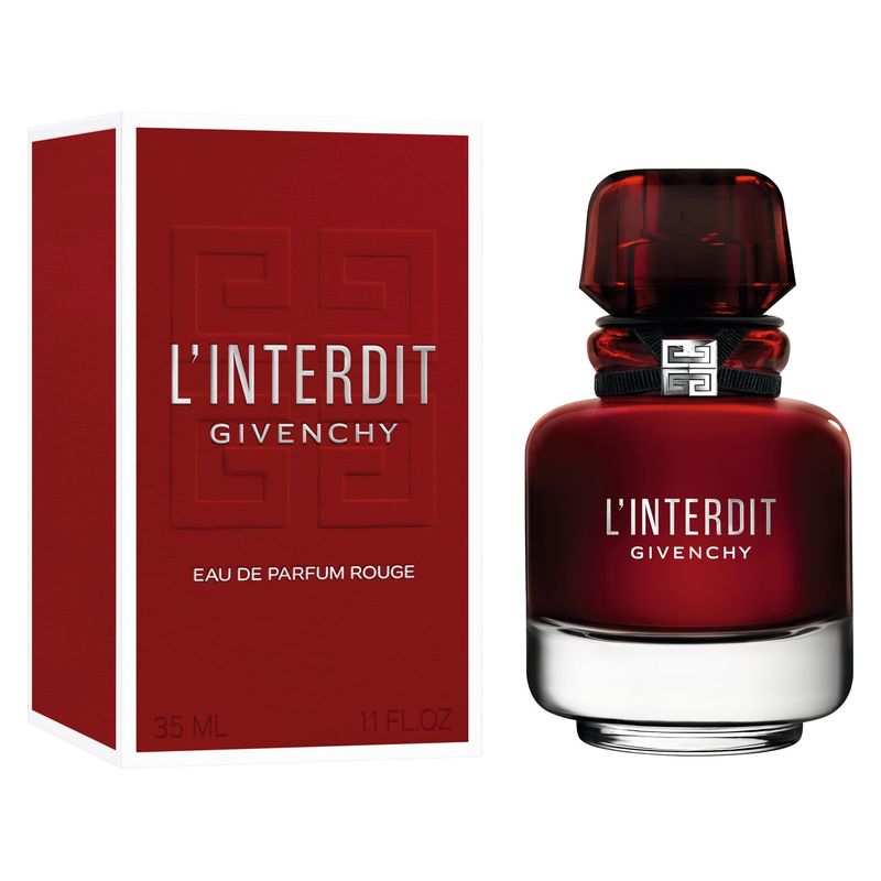 Givenchy L'Interdit Rouge, Eau de Parfum Donna, 35 ml Spray, Profumo Floreale Speziato Legnoso, Fragranza Intensa, Calda e Sensuale Givenchy L'Interdit Rouge, Eau de Parfum Donna, 35 ml Spray, Profumo Floreale Speziato Legnoso, Fragranza Intensa, Calda e Sensuale