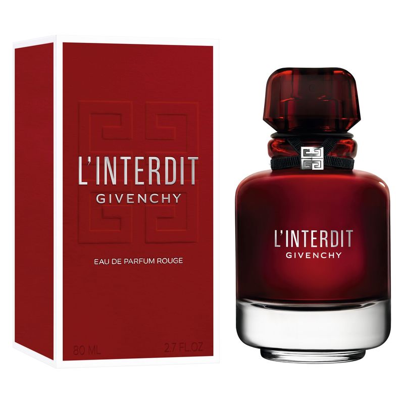 Givenchy L'Interdit Rouge, Eau de Parfum Donna, 80 ml Spray, Profumo femminile intenso e sensuale, Fragranza Floreale Speziata Legnosa Givenchy L'Interdit Rouge, Eau de Parfum Donna, 80 ml Spray, Profumo femminile intenso e sensuale, Fragranza Floreale Speziata Legnosa
