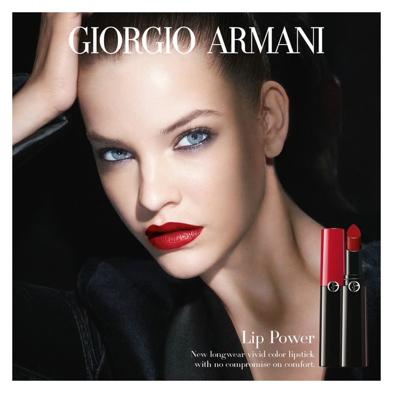 Armani Lip Power, Rossetto Lunga Tenuta Donna, 3.1 g, Colore 503 Eccentrico, Finish Satinato, Make-up Labbra Idratante a Colore Intenso e Vibrante