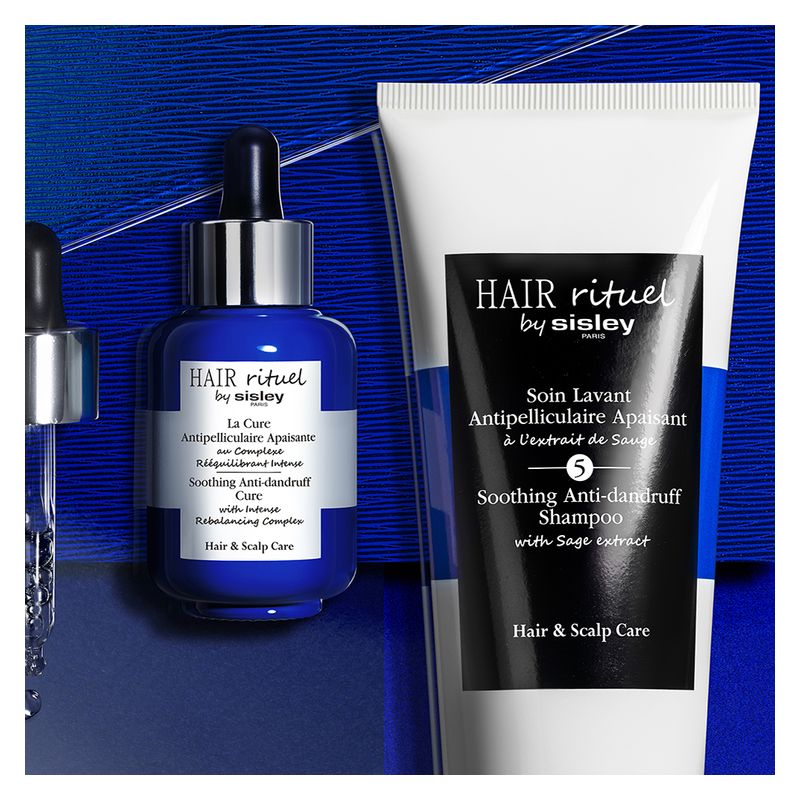 Sisley Hair Rituel Soin Lavant Antipelliculaire Apaisant, Shampoo Antiforfora Lenitivo, 200 ml, Trattamento Purificante per Cuoio Capelluto Sensibile