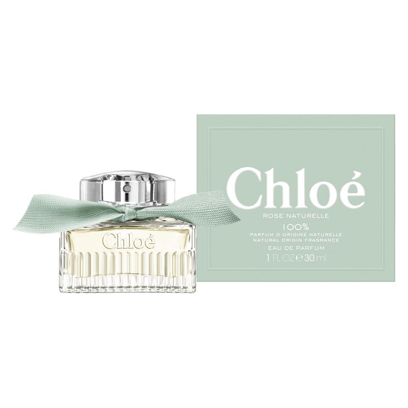 Chloé Rose Naturelle, Eau de Parfum Donna, 30 ml Spray, Formula Vegana, Profumo Floreale Legnoso con Rosa Biologica