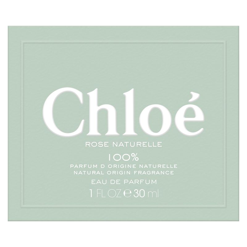 Chloé Rose Naturelle, Eau de Parfum Donna, 30 ml Spray, Formula Vegana, Profumo Floreale Legnoso con Rosa Biologica