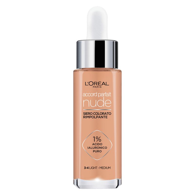 L'Oréal Accord Parfait Nude - Siero Colorato Rimpolpante