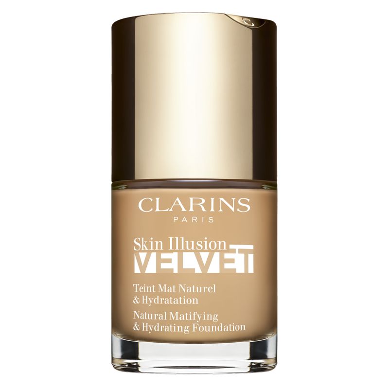 Clarins SKIN ILLUSION VELVET - FONDOTINTA IDRATANTE DAL FINISH MAT, LEGGERO E NATURALE