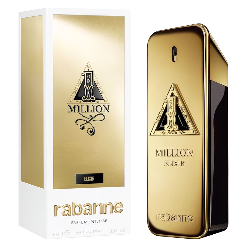 Rabanne 1 Million Elixir, Parfum Intense Uomo, 100 ml Spray, Fragranza Legnosa Aromatica Ambrata, Profumo maschile con Mela, Rosa Damascena e Vaniglia Rabanne 1 Million Elixir, Parfum Intense Uomo, 100 ml Spray, Fragranza Legnosa Aromatica Ambrata, Profumo maschile con Mela, Rosa Damascena e Vaniglia