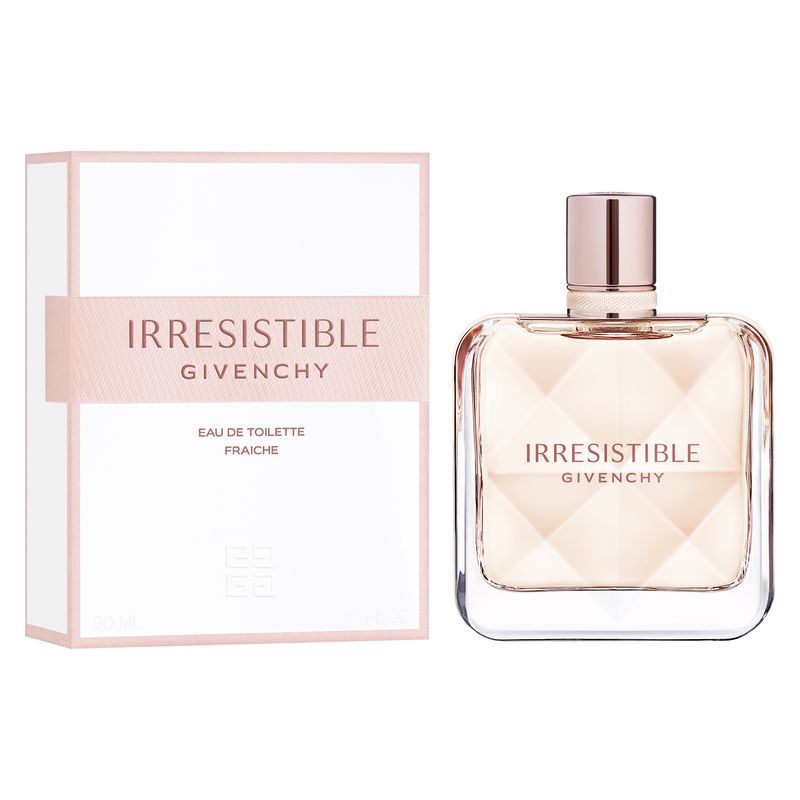 Givenchy Irresistible Eau de Toilette Fraiche, Profumo Donna, 80 ml Spray, Fragranza Floreale Speziata Muschiata, Intensa e Frizzante