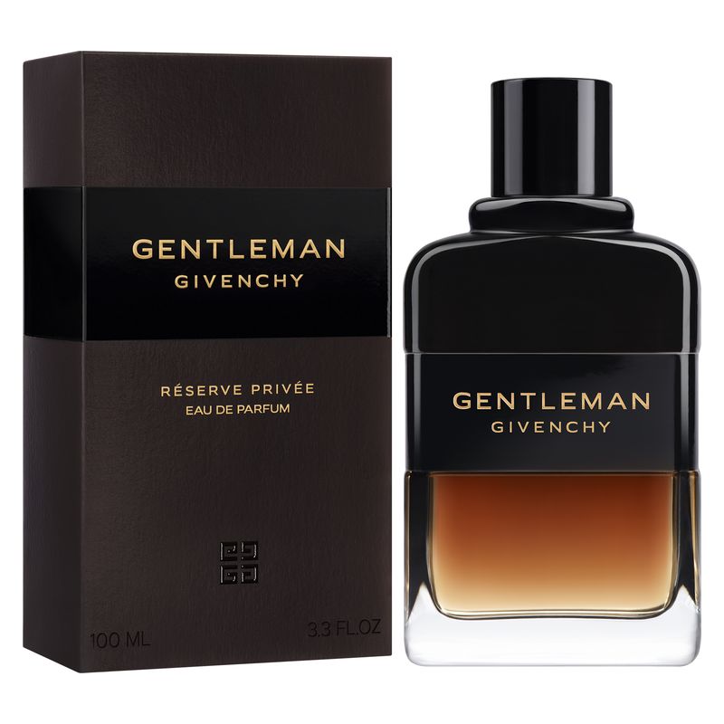Givenchy Gentleman Réserve Privée, Eau de Parfum Uomo, 100 ml Spray, Fragranza floreale-legnosa con note di Whisky, Profumo maschile intenso