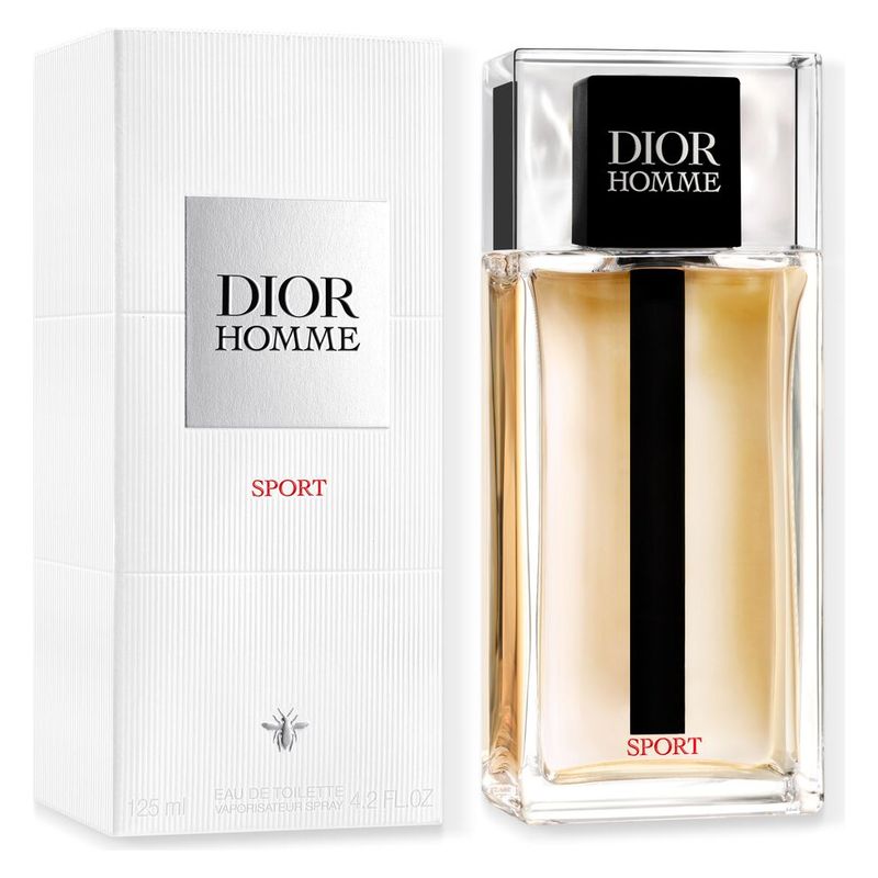 Dior Homme Sport, Eau de Toilette Uomo, 125 ml Spray, Fragranza Fresca, Legnosa e Speziata, Profumo Maschile Agrumato e Ambrato di Lunga Durata