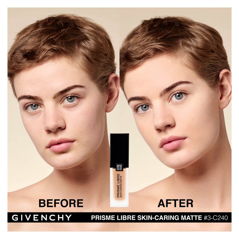 Givenchy - Prisme Libre Skin-Caring Matte - Fondotinta Liquido Opacizzante 24 H Givenchy - Prisme Libre Skin-Caring Matte - Fondotinta Liquido Opacizzante 24 H