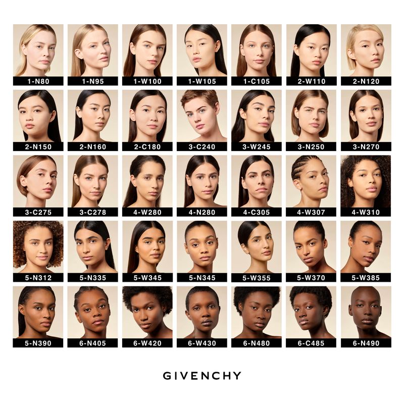 Givenchy Prisme Libre Skin-Caring Matte, Fondotinta Liquido Opacizzante 24H, Donna, 30 ml, Colore 05-W355, Finish luminoso e coprenza modulabile