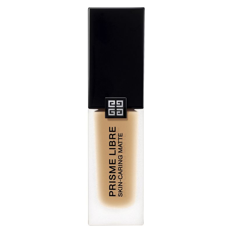 Givenchy Prisme Libre Skin-Caring Matte, Fondotinta Liquido Opacizzante 24H, 30 ml, Colore 04-W307, Finish Luminoso, Fondotinta Lunga Tenuta