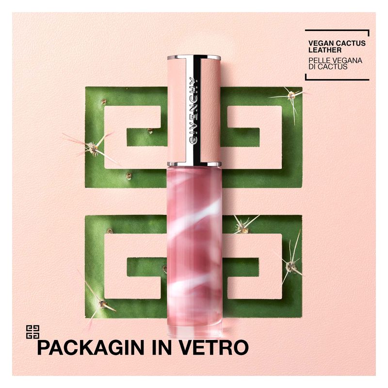 Givenchy Rose Perfecto Liquid Balm, Balsamo Labbra Liquido Idratante, 011 Black Pink, 6 ml, Finish Lucido Naturale, Effetto Rimpolpante e Nutriente