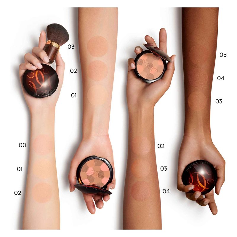 Guerlain Terracotta Light, Poudre Éclat Bonne Mine Naturelle, 04 Foncè Rosé, 10 g, Terra Abbronzante Illuminante per un incarnato radioso e naturale