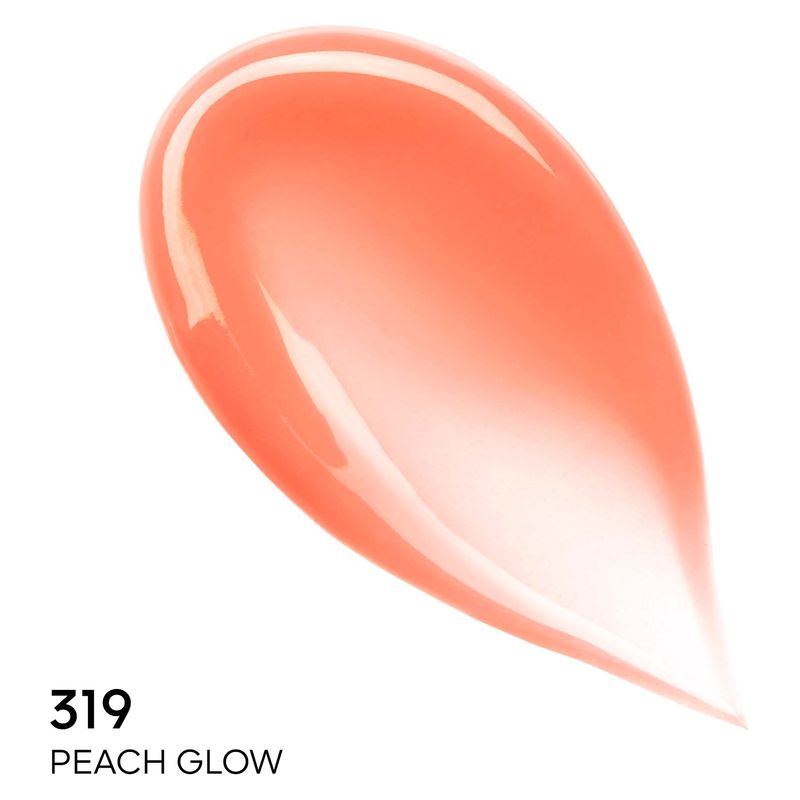 Guerlain KissKiss Bee Glow, Balsamo Labbra Colorato Donna, 3.2 g, 319 Peach Glow, Idratante e Rigenerante al Miele, 98% Ingredienti Naturali