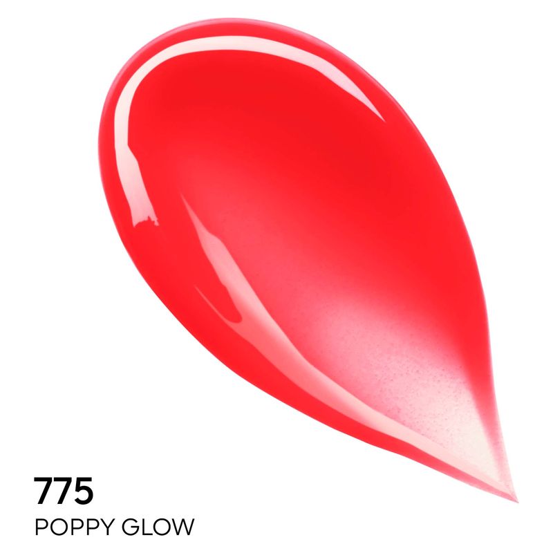 Guerlain KissKiss Bee Glow, Balsamo Labbra Colorato 775 Poppy Glow, 3.2g, Trattamento Idratante 24h al Miele, 98% Ingredienti di Origine Naturale