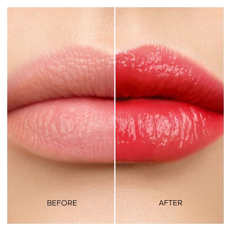 Guerlain KissKiss Bee Glow, Balsamo Labbra Colorato 775 Poppy Glow, 3.2g, Trattamento Idratante 24h al Miele, 98% Ingredienti di Origine Naturale