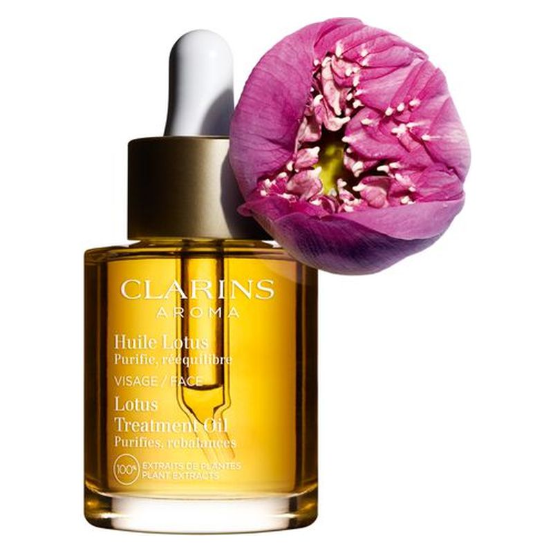 Clarins AROMA HUILE LOTUS PURIFIE, RÉEQUILIBRE