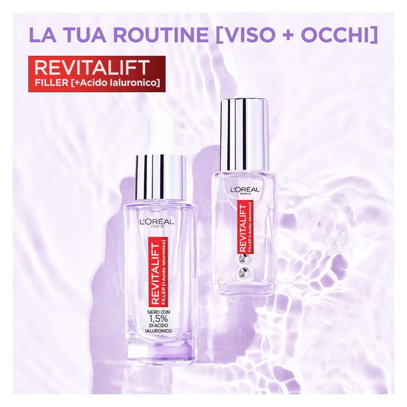 L'Oréal Revitalift Filler [+Acido Ialuronico] Siero Contorno Occhi