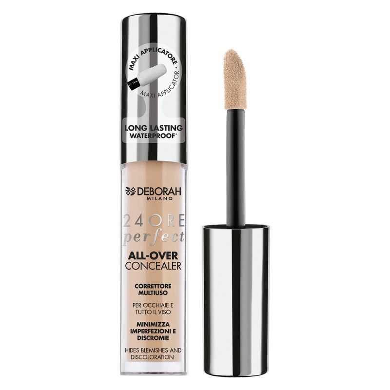Deborah - 24 ORE PERFECT ALL-OVER CONCEALER - CORRETTORE MULTIUSO PER OCCHIAIE E TUTTO IL VISO Deborah - 24 ORE PERFECT ALL-OVER CONCEALER - CORRETTORE MULTIUSO PER OCCHIAIE E TUTTO IL VISO