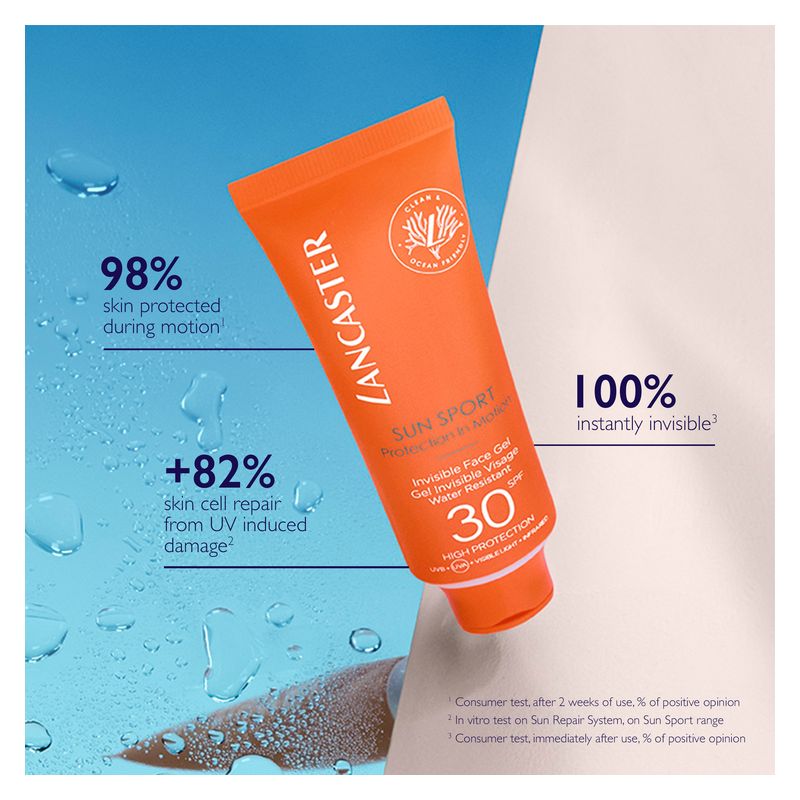 Lancaster Sun Sport Protection In Motion Invisible Gel Spf 30