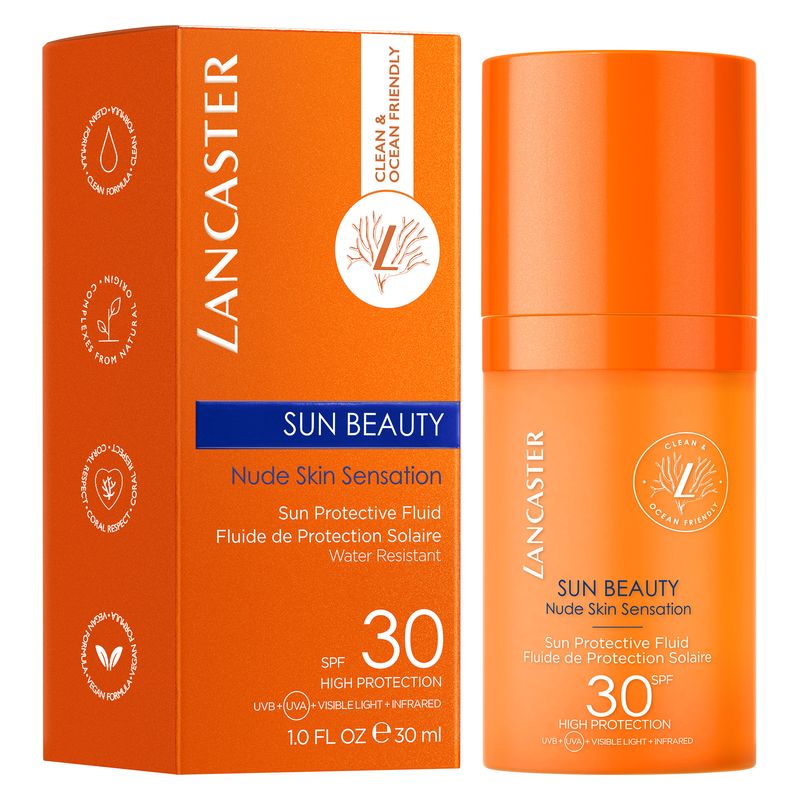 Lancaster Sun Beauty Nude Skin Sensation Sun Protective Fluid Spf 30