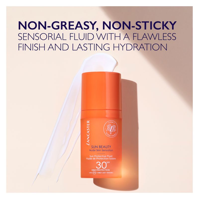 Lancaster Sun Beauty Nude Skin Sensation Sun Protective Fluid Spf 30