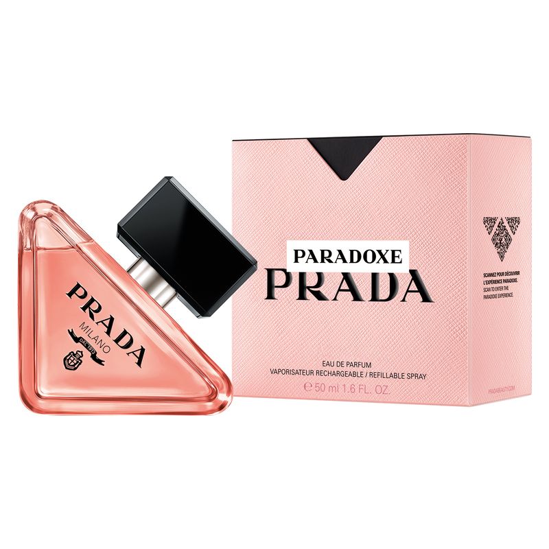Prada Paradoxe, Eau de Parfum Donna, 50 ml Spray Ricaricabile, Profumo femminile Floreale Ambrato, fragranza iconica, sensuale e di lunga durata Prada Paradoxe, Eau de Parfum Donna, 50 ml Spray Ricaricabile, Profumo femminile Floreale Ambrato, fragranza iconica, sensuale e di lunga durata
