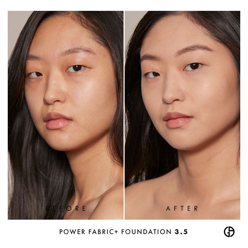 Armani Power Fabric+ Fondotinta Fluido Lunga Tenuta SPF 20, 3.5 Fair Neutral, 30 ml, Finish Matte Naturale, Copertura Elevata e Comfort 24 Ore Armani Power Fabric+ Fondotinta Fluido Lunga Tenuta SPF 20, 3.5 Fair Neutral, 30 ml, Finish Matte Naturale, Copertura Elevata e Comfort 24 Ore