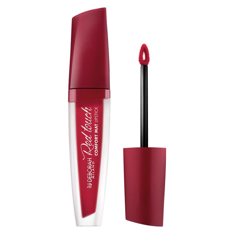 Deborah RED TOUCH COMFORT MAT LIPSTICK - ROSSETTO MAT ULTRA CONFORTEVOLE NO TRANSFER