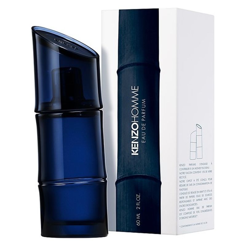 Kenzo Homme, Eau de Parfum Uomo, 60 ml Spray, Profumo maschile intenso con note legnose e marine, ideale per l'uomo moderno e audace