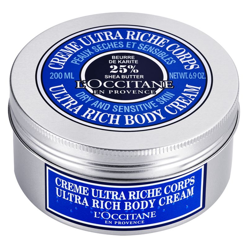 L'Occitane Creme Ultra Riche Corps Peaux Seches Et Sensibles Burre De Karite 25 %