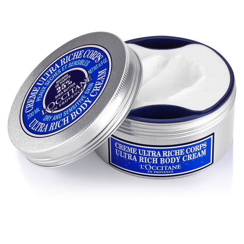 L'Occitane Creme Ultra Riche Corps Peaux Seches Et Sensibles Burre De Karite 25 %