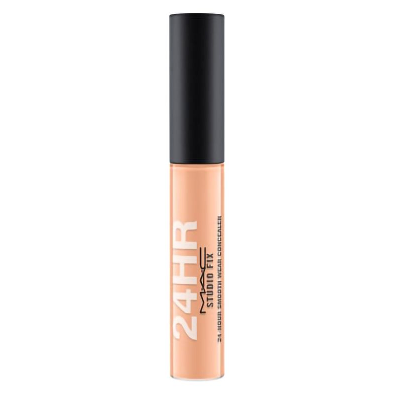 MAC Studio Fix 24-Hour Smooth Wear Concealer, Correttore Viso Fluido, 7 ml, Tonalità NW34, Lunga Tenuta 24H, Finish Opaco, Copertura Modulabile