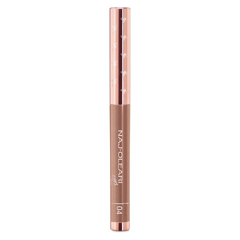 NAJ·OLEARI Absolute Stay Eyeshadow, Ombretto in Stick Lunga Tenuta, 04 Marrone Dorato, Waterproof, Finish Brillante, Make-Up Occhi Professionale NAJ·OLEARI Absolute Stay Eyeshadow, Ombretto in Stick Lunga Tenuta, 04 Marrone Dorato, Waterproof, Finish Brillante, Make-Up Occhi Professionale