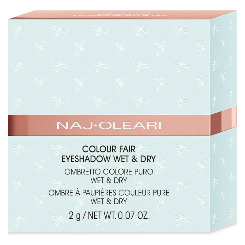 NAJ·OLEARI Colour Fair Eyeshadow Wet & Dry, Ombretto Colore Puro Donna, 03 Riflesso Dorato, 2 g, Finish Luminoso e Intenso a Lunga Tenuta NAJ·OLEARI Colour Fair Eyeshadow Wet & Dry, Ombretto Colore Puro Donna, 03 Riflesso Dorato, 2 g, Finish Luminoso e Intenso a Lunga Tenuta