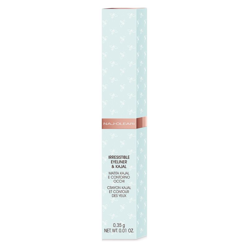 NAJ·OLEARI Irresistible Eyeliner & Kajal, Matita Occhi Automatica Donna, 05 Acciaio, Lunga Tenuta, Waterproof con Temperino, Sguardo Intenso NAJ·OLEARI Irresistible Eyeliner & Kajal, Matita Occhi Automatica Donna, 05 Acciaio, Lunga Tenuta, Waterproof con Temperino, Sguardo Intenso