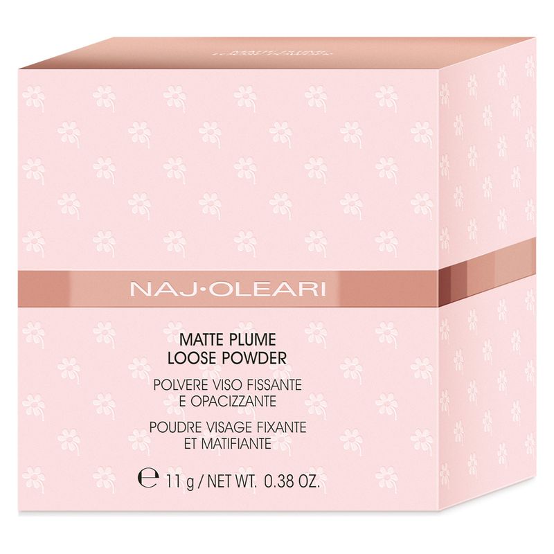 NAJ·OLEARI MATTE PLUME LOOSE POWDER - POLVERE VISO FISSANTE E OPACIZZANTE