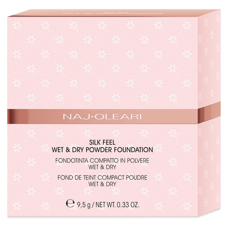 NAJ·OLEARI SILK FEEL WET&DRY POWDER FOUNDATION - FONDOTINTA COMPATTO IN POLVERE

